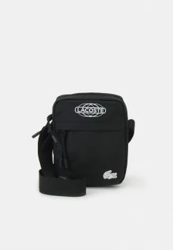 Lacoste UNISEX EXCLUSIVE - Sac Bandoulière - Noir Blanc