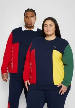 Lacoste PLUS UNISEX - Sweatshirt - Navy Blue/red/green/broom -Lacoste Soldes Magasin baaddff3f1fc4d29af71f9ca6674444e