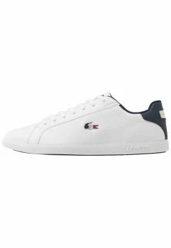 Lacoste GRADUATE - Baskets Basses - White/navy/red