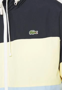 Lacoste BH8063 - Veste Mi-saison - Navy Blue/yellow -Lacoste Soldes Magasin bbec33ee7e2b4cf7b768069f3c035bb0
