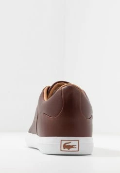 Lacoste LEROND - Baskets Basses - Brown/white -Lacoste Soldes Magasin bc05b523d1f04e9082efd0c66de1bbf5