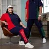 Lacoste UNISEX - Pantalon De Survêtement - Navy Blue/green/red