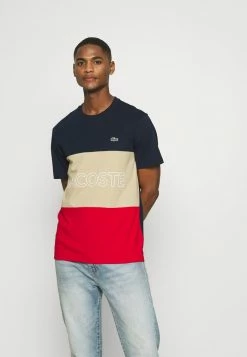 Lacoste T-shirt Imprimé - Marine Viennois-rouge