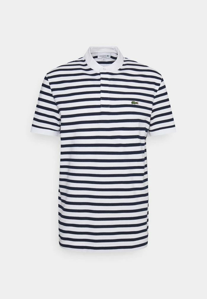 Lacoste T-shirt Imprimé - White/navy Blue 2 Lacoste T-shirt Imprimé - White/navy Blue – Image 2