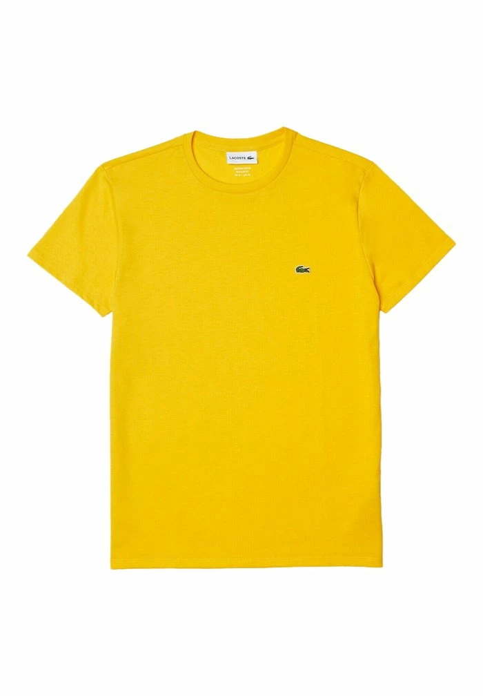 Lacoste T-shirt Basique - Jaune 1 Lacoste T-shirt Basique - Jaune