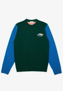 Lacoste Pullover - Vert Bleu Rose 10 Lacoste Pullover - Vert Bleu Rose -Lacoste Soldes Magasin bfac84afe456475fa044c3a89f9b5536