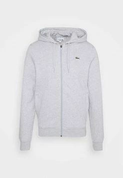 Lacoste CLASSIC HOODIE - Sweatshirt - Silver Chine/elephant Grey -Lacoste Soldes Magasin c036625405404a9d8cf9f9a197a7eb2d