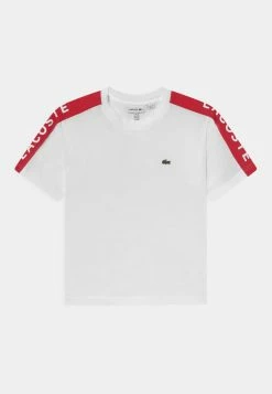 Lacoste T-shirt Imprimé - White/infrared