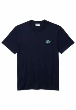 Lacoste T-shirt Basique - Bleu Marine -Lacoste Soldes Magasin c1318bf7cd004e53b789f3dfdc1d4f10