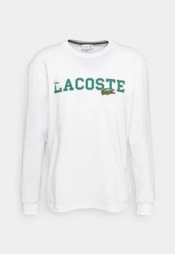 Lacoste T-shirt à Manches Longues - White -Lacoste Soldes Magasin c1f4f3f57e2c4d8bbf4b0302f6c7e1ec