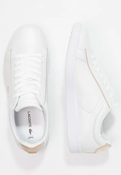 Lacoste CARNABY EVO 118 6 SPW - Baskets Basses - White/gold -Lacoste Soldes Magasin c2b8d014d02f4fdab42a6464ee5f3d45