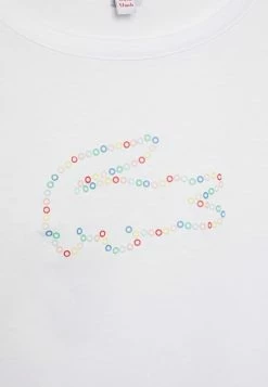 Lacoste T-shirt Imprimé - White -Lacoste Soldes Magasin c2cbd5b7e19440eb842b1b8e8bae57c0