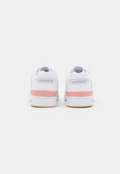 Lacoste COURT CAGE - Baskets Basses - White/light Pink -Lacoste Soldes Magasin c32da32827b2467281e91f220b63ed5d