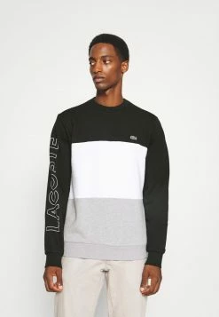 Lacoste Sweatshirt - Black/white Silver Chine