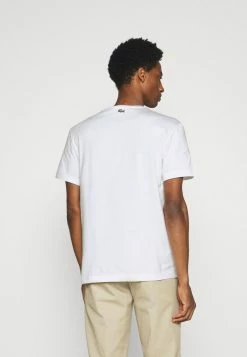 Lacoste T-shirt Imprimé - White -Lacoste Soldes Magasin c4c64268fec04d50a99ba73debf4099a