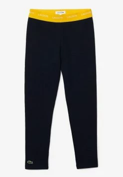 Lacoste Collants - Bleu Marine / Jaune