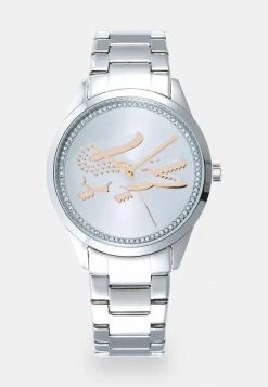 Lacoste LADYCROC - Montre - Silver-coloured