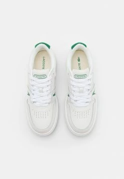 Lacoste L001 - Baskets Basses - White/green -Lacoste Soldes Magasin c632da610c3c4f239b7af59bb4c8e858