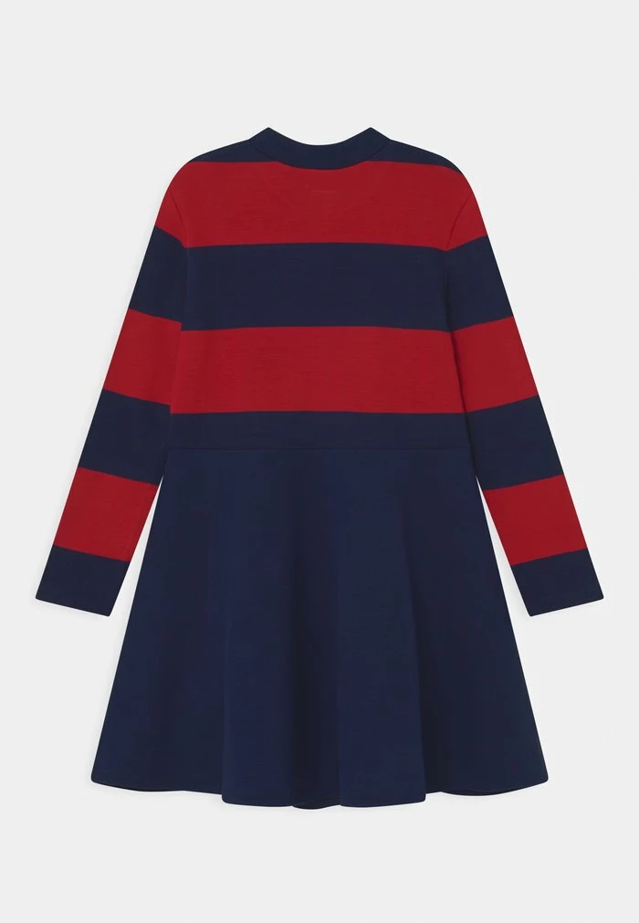 Lacoste EJ6878_0Y4 - Robe En Jersey - Bleu Marine Rouge 2 Lacoste EJ6878_0Y4 - Robe En Jersey - Bleu Marine Rouge – Image 2