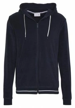 Lacoste Sweat à Capuche Zippé - Navy Blue -Lacoste Soldes Magasin c6d85fa55b6a4df49fc8465fefd842c8