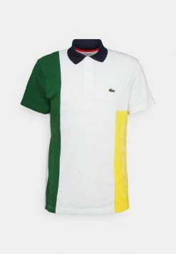 Lacoste UNISEX - Polo - White/green/broom/navy Blue