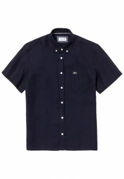 Lacoste MANCHES COURTES - Chemise - Bleu Marine -Lacoste Soldes Magasin c77467b5d55d43b5b829f1bdf91510f0