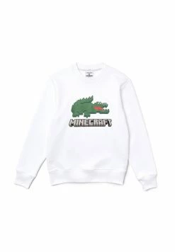Lacoste MINECRAFT - Sweatshirt - Blanc -Lacoste Soldes Magasin c97f629e82524470ae99a2b0f5411a72