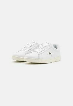 Lacoste CARNABY EVO - Baskets Basses - White/dark Green -Lacoste Soldes Magasin cb42a05d2d4f49e585f40da748f1183f