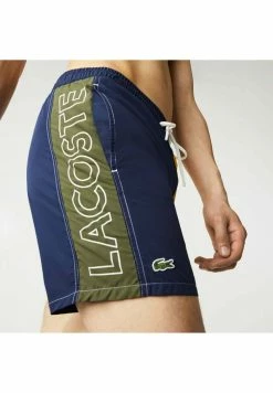 Lacoste BAIN HOMME - Short De Bain - Bleu / Vert Kaki / Jaune -Lacoste Soldes Magasin cc56021e92d44b6f844927658d9558b9