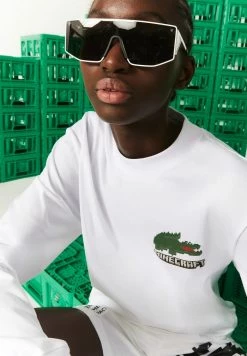 Lacoste MINECRAFT - T-shirt à Manches Longues - Blanc -Lacoste Soldes Magasin ccf53cf4509d4c7b880f85182252876f