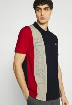 Lacoste Polo - Marine/naturel Clair/rouge -Lacoste Soldes Magasin cd4801ab4cbb441b8242dd2c607959d3