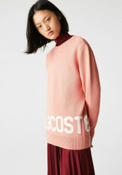 Lacoste Pullover - Rose Blanc -Lacoste Soldes Magasin ce062caf0c114c94995838ca749c6a5d