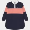 Lacoste Robe En Jersey - Navy Blue/elf Pink