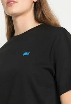 Lacoste EXCLUSIVE - T-shirt Basique - Black -Lacoste Soldes Magasin cec88d8ea4eb48a39ebba98f5e703b18