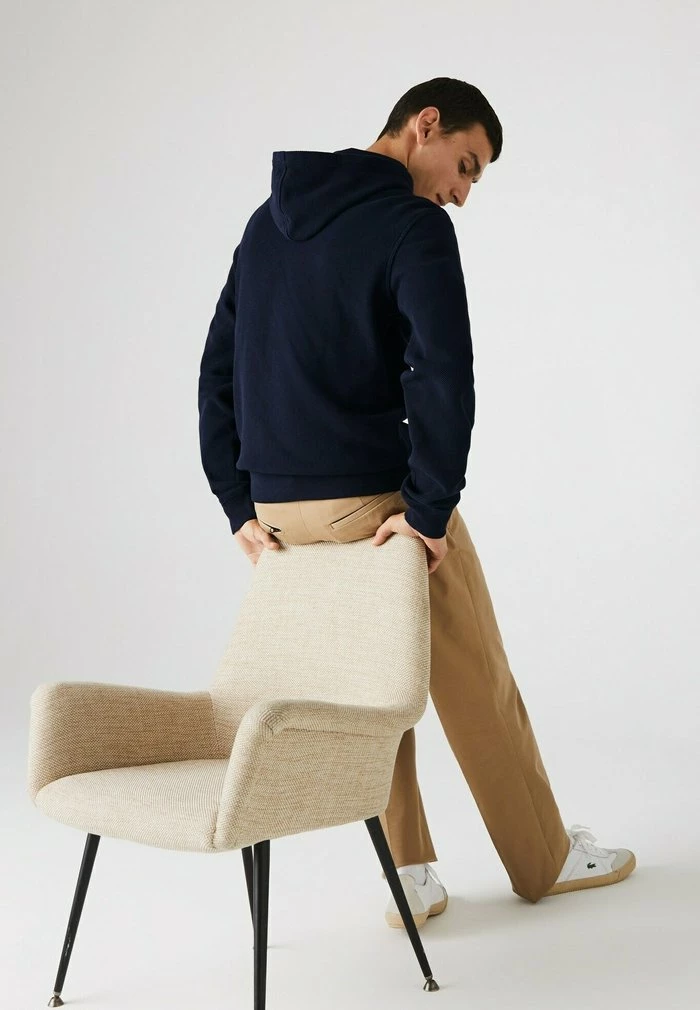 Lacoste Sweat à Capuche Zippé - Navy Blau 5 Lacoste Sweat à Capuche Zippé - Navy Blau – Image 5