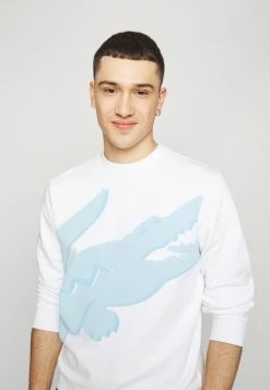 Lacoste Sweatshirt - White -Lacoste Soldes Magasin d04542cfeeb74b51bc6f74d300799f1e