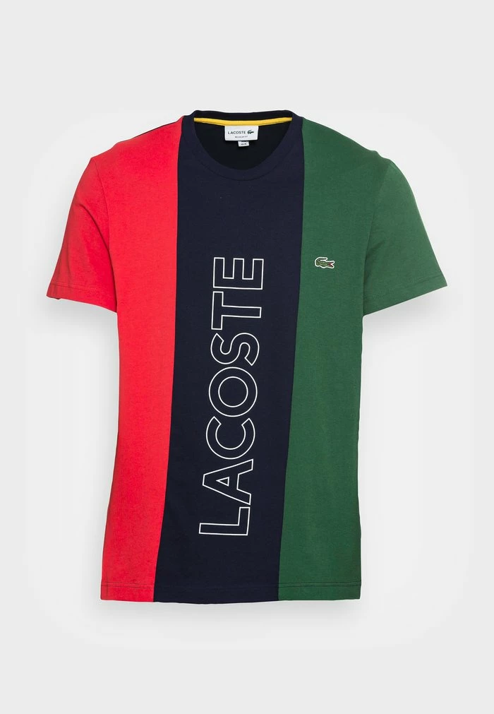 Lacoste UNISEX - T-shirt Imprimé - Marine/rouge Vert 2 Lacoste UNISEX - T-shirt Imprimé - Marine/rouge Vert – Image 2