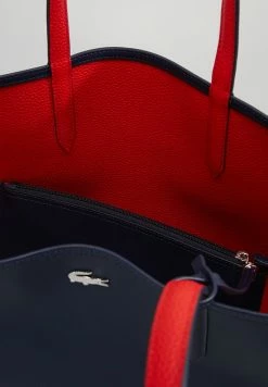 Lacoste REVERSIBLE - Cabas - Peacoat Salsa -Lacoste Soldes Magasin d322a2d7cea54b94880c6d6edafa4be6