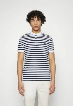 Lacoste T-shirt Imprimé - White/navy Blue 10 Lacoste T-shirt Imprimé - White/navy Blue -Lacoste Soldes Magasin d39a75c6e9bd47439f71fd56aff8d2a6