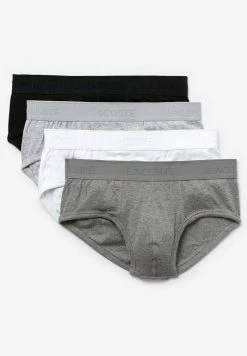 Lacoste 4 PACK - Slip - Noir / Gris Chine / Gris Chine / Blanc -Lacoste Soldes Magasin d4dc22c0906546cb8884a2f727b61f17