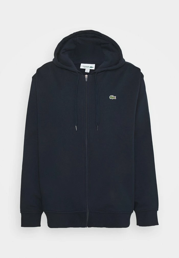Lacoste Sweat à Capuche Zippé - Marine 1 Lacoste Sweat à Capuche Zippé - Marine
