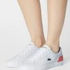 Lacoste LEROND - Baskets Basses - White/dark Pink