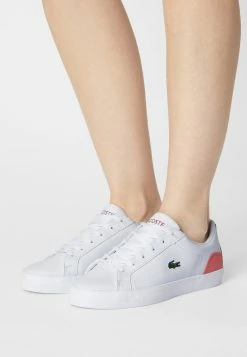 Lacoste LEROND - Baskets Basses - White/dark Pink