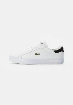 Lacoste POWERCOURT - Baskets Basses - White/black