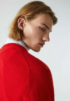 Lacoste Pullover - Rot -Lacoste Soldes Magasin d63ac8041928411c92f37a2f427b7d48