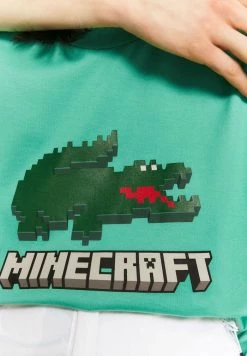 Lacoste MINECRAFT - T-shirt Imprimé - Vert