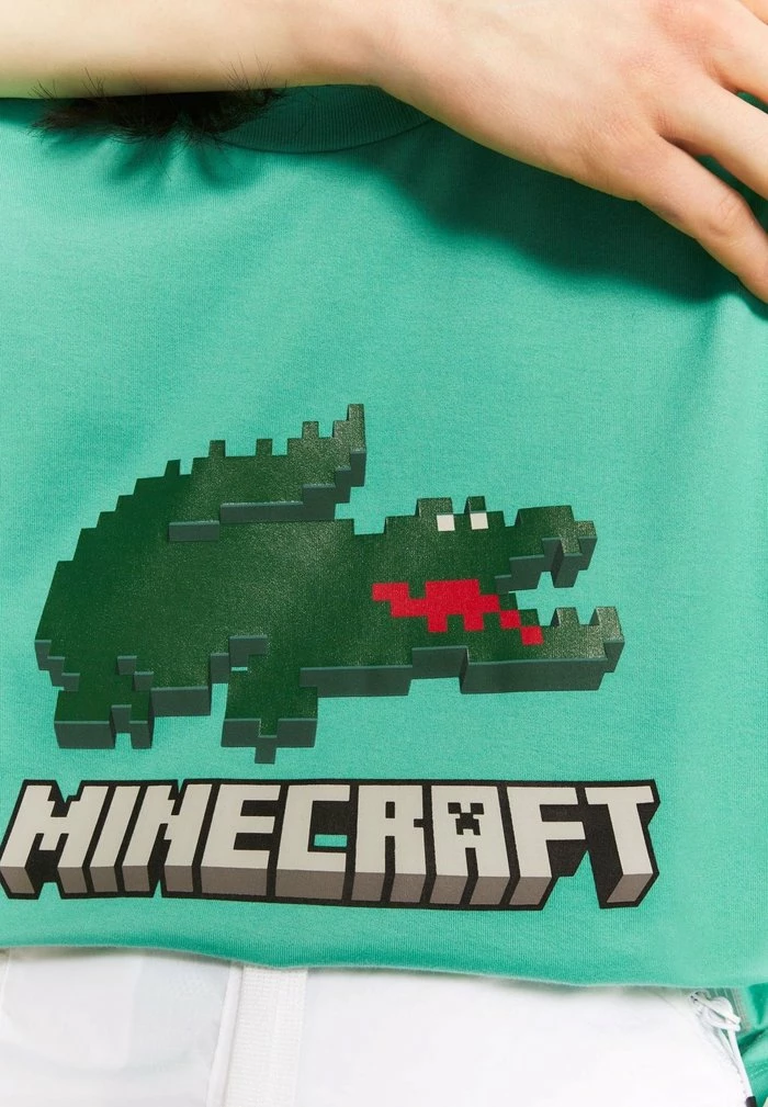 Lacoste MINECRAFT - T-shirt Imprimé - Vert 1 Lacoste MINECRAFT - T-shirt Imprimé - Vert