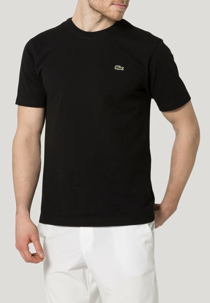 Lacoste T-shirt Basique - Black 2 Lacoste T-shirt Basique - Black – Image 2