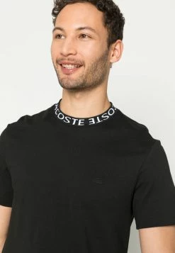 Lacoste T-shirt Imprimé - Black -Lacoste Soldes Magasin d98888c86ba04dbe963978b02b1a4787