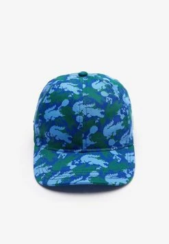 Lacoste MINECRAFT - Casquette - Bleu Vert Bleu -Lacoste Soldes Magasin d9e2da6937d542659b080da1dac82d4f